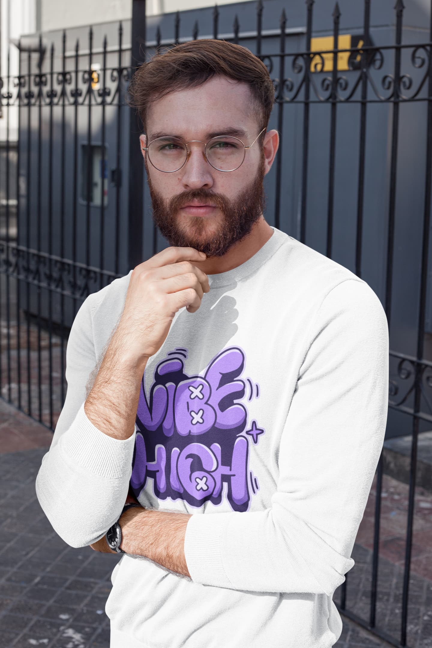 MENS WHITE SWEATSHIRTS