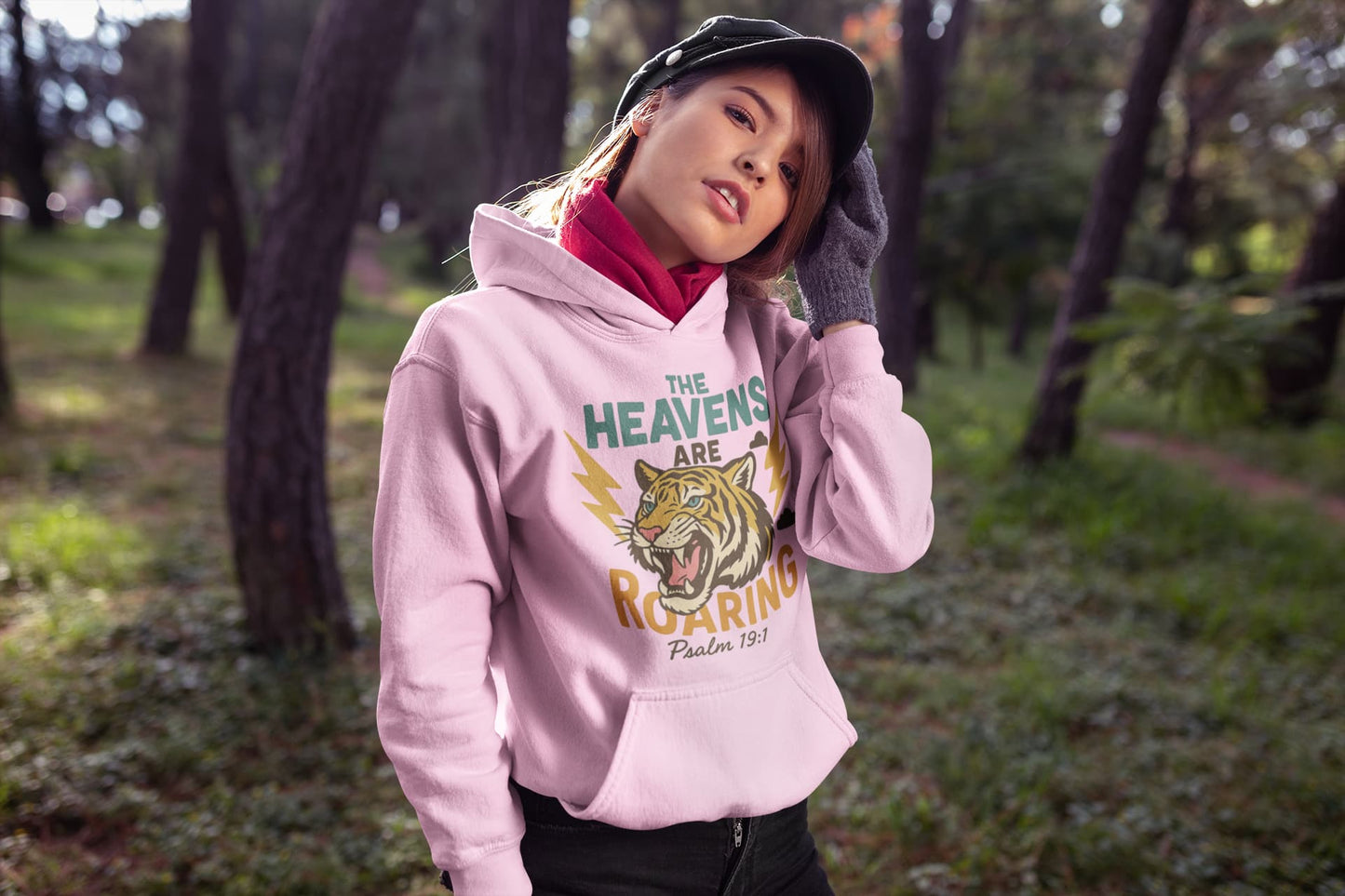 Men's Light Pink Hoodies