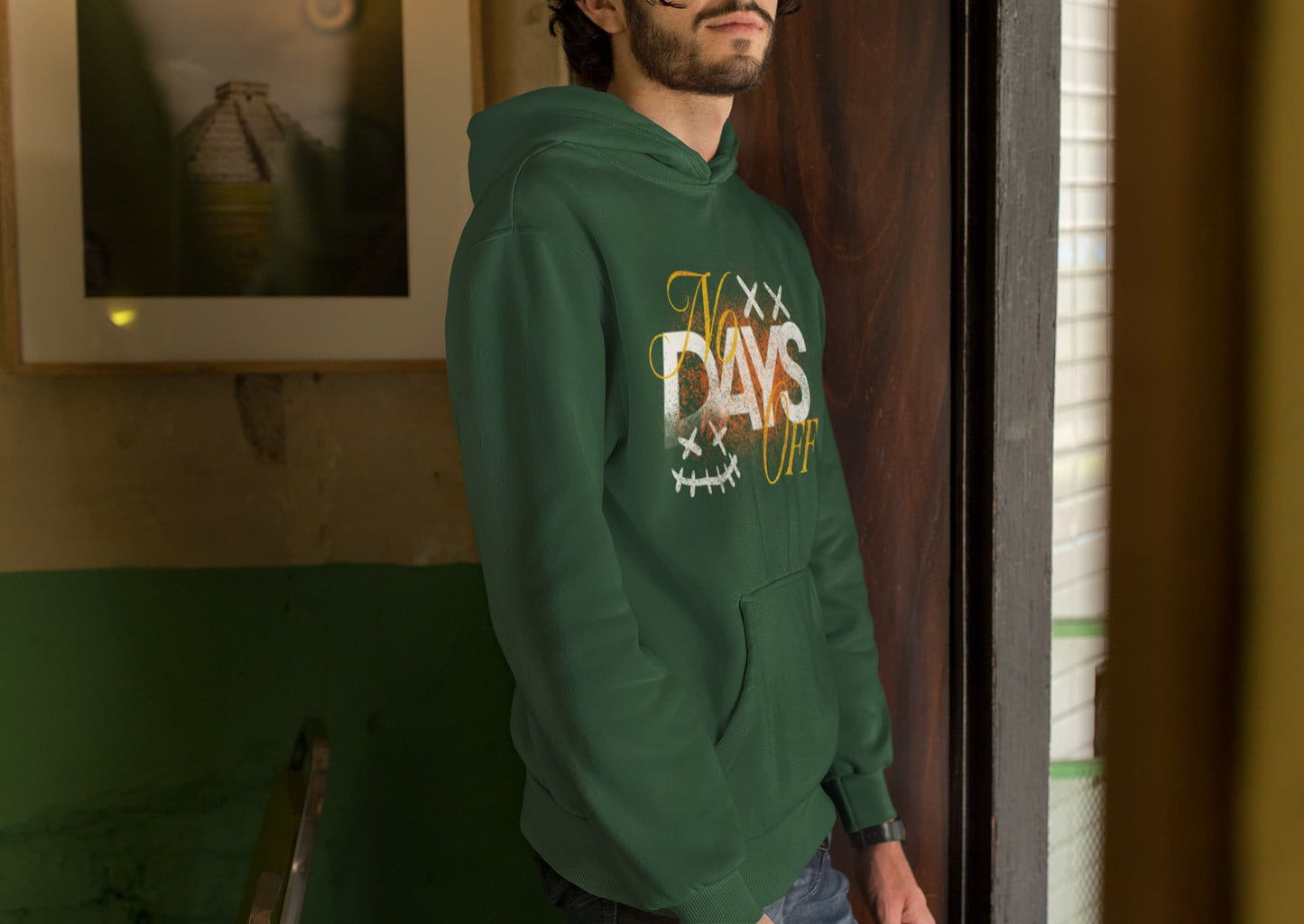 Men's Olive Green Hoodies