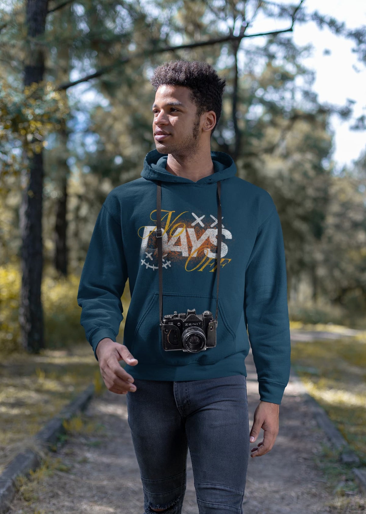 Men's Navy Blue Hoodies