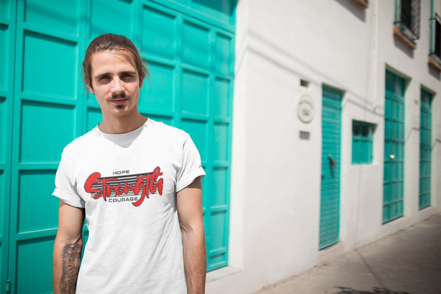 MENS WHITE ROUNDNECK T-SHIRT