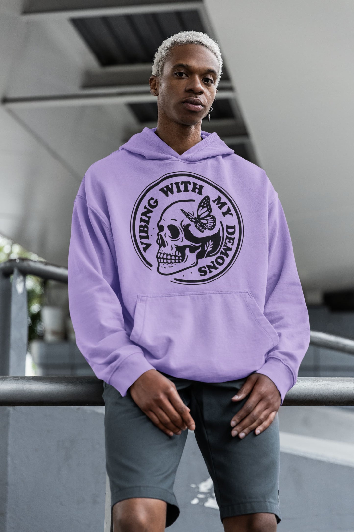 Men's Iris Lavender Hoodies