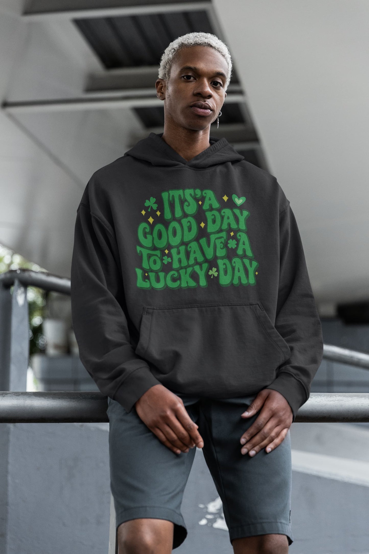 Men's Black Hoodies