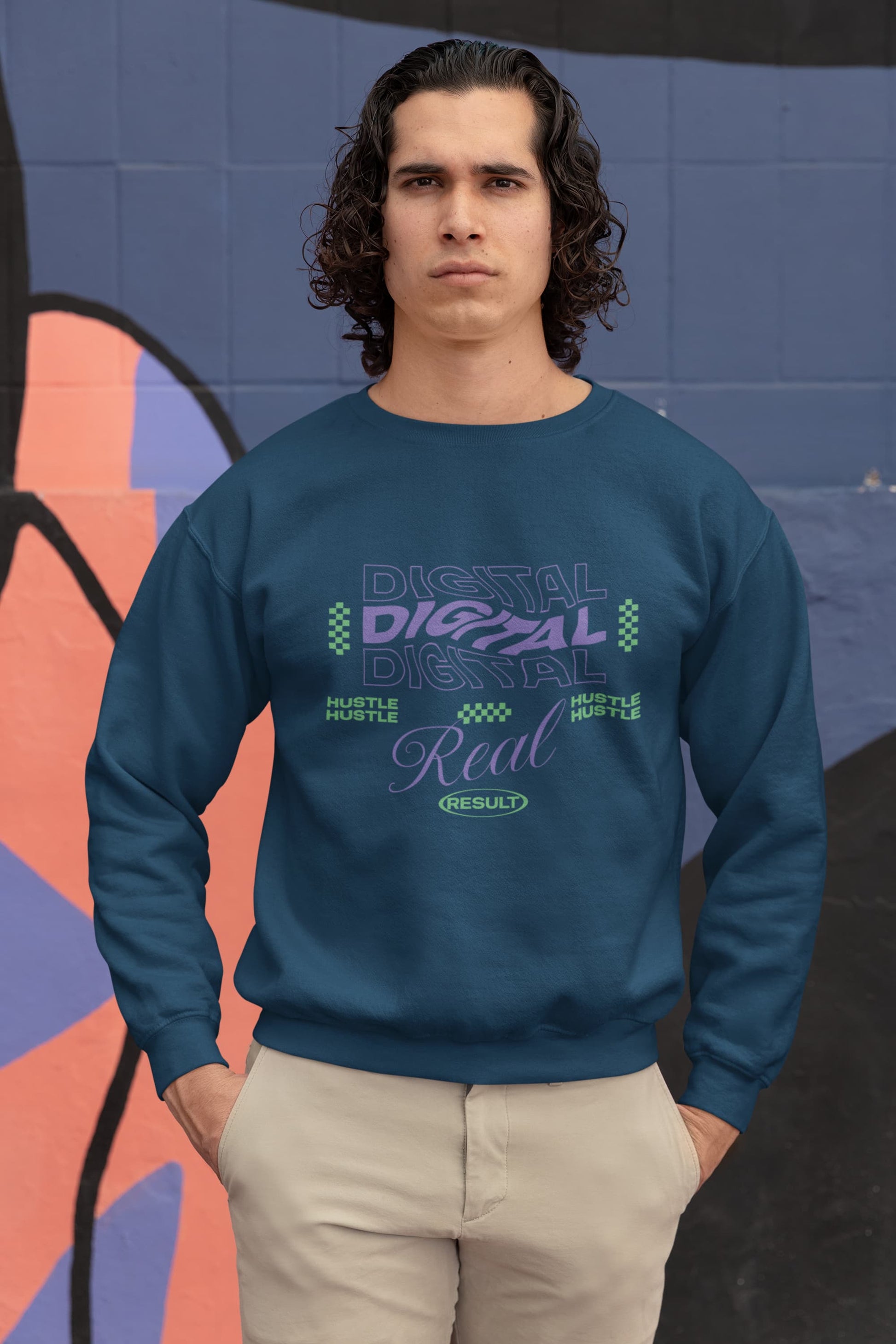 MENS NAVY BLUE SWEATSHIRT 