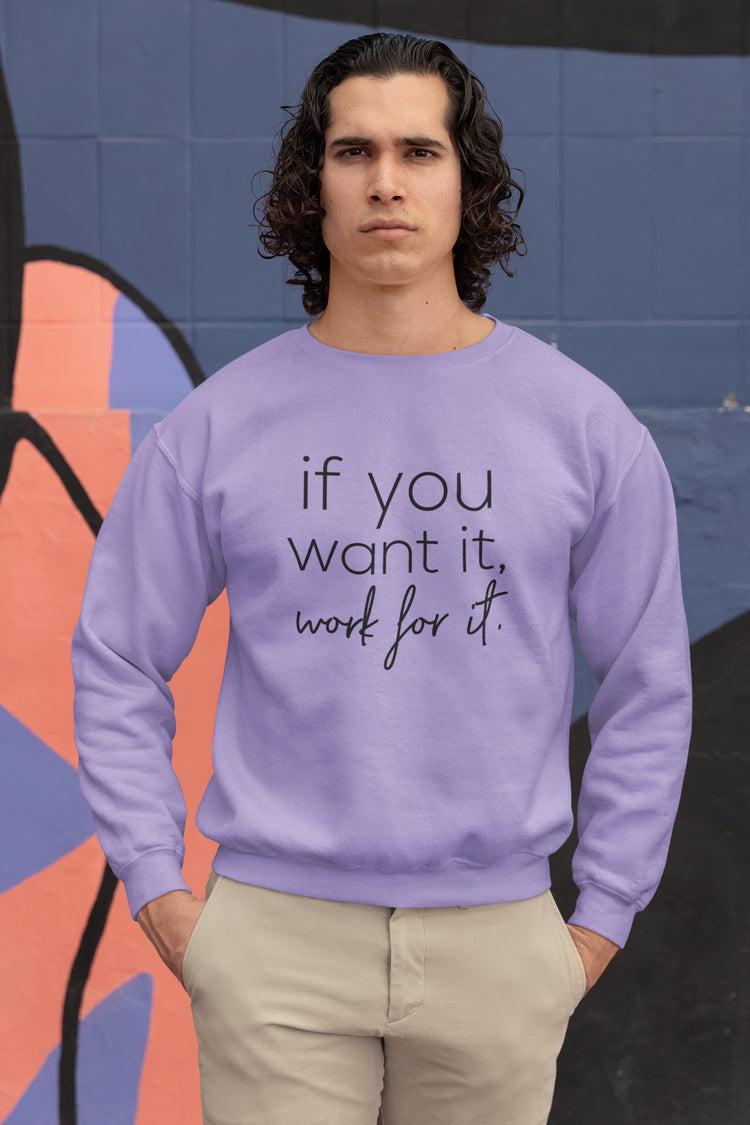 UNISEX IRIS LAVENDER SWEATSHIRT