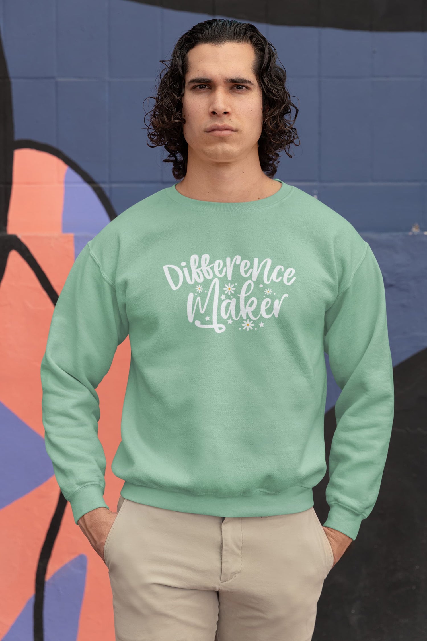 UNISEX MINT GREEN SWEATSHIRT