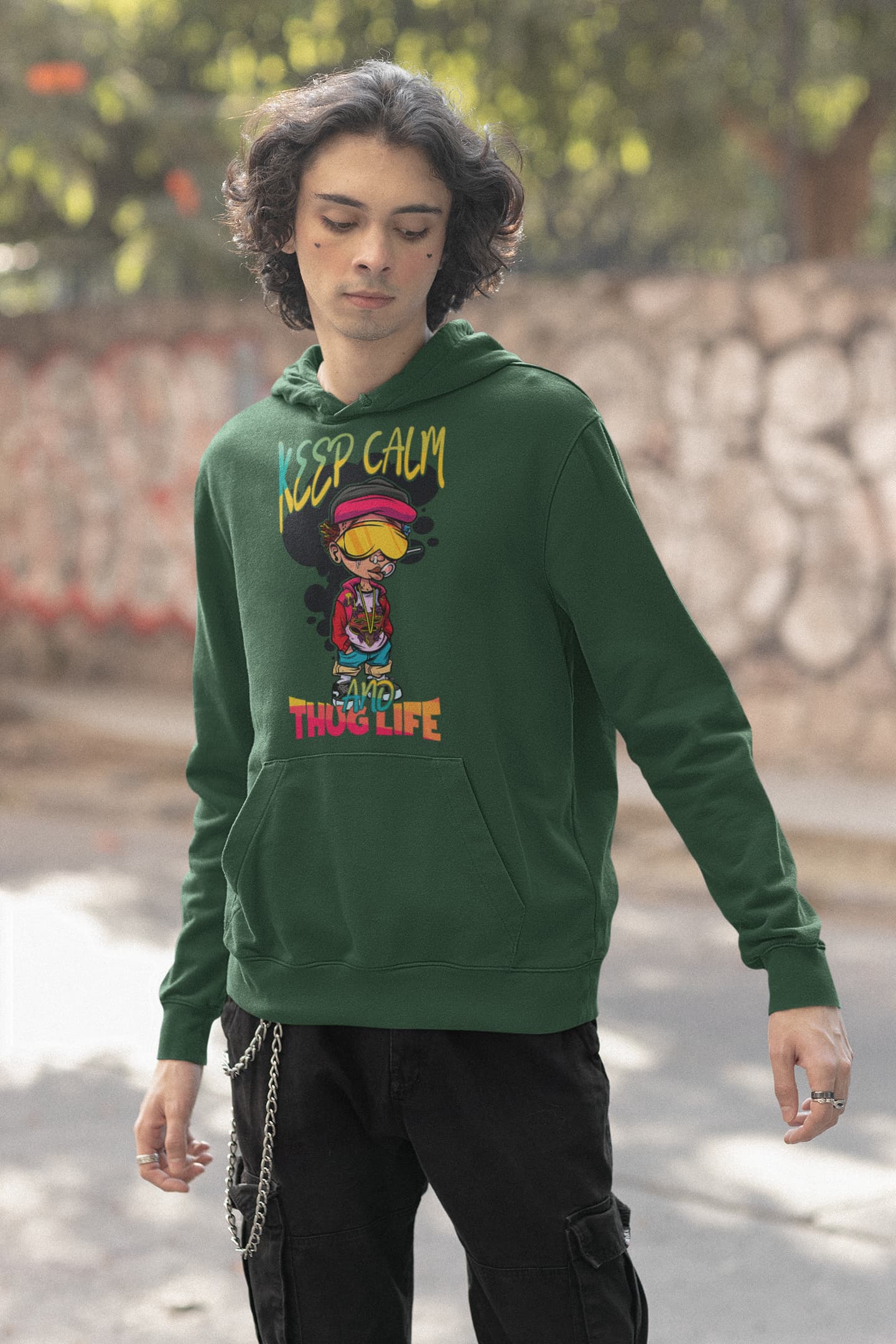 Men's Olive Green Hoodies