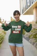 UNISEX OLIVE GREEN SWEATSHIRT