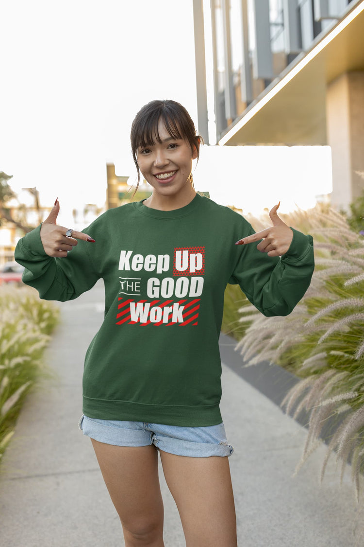 UNISEX OLIVE GREEN SWEATSHIRT