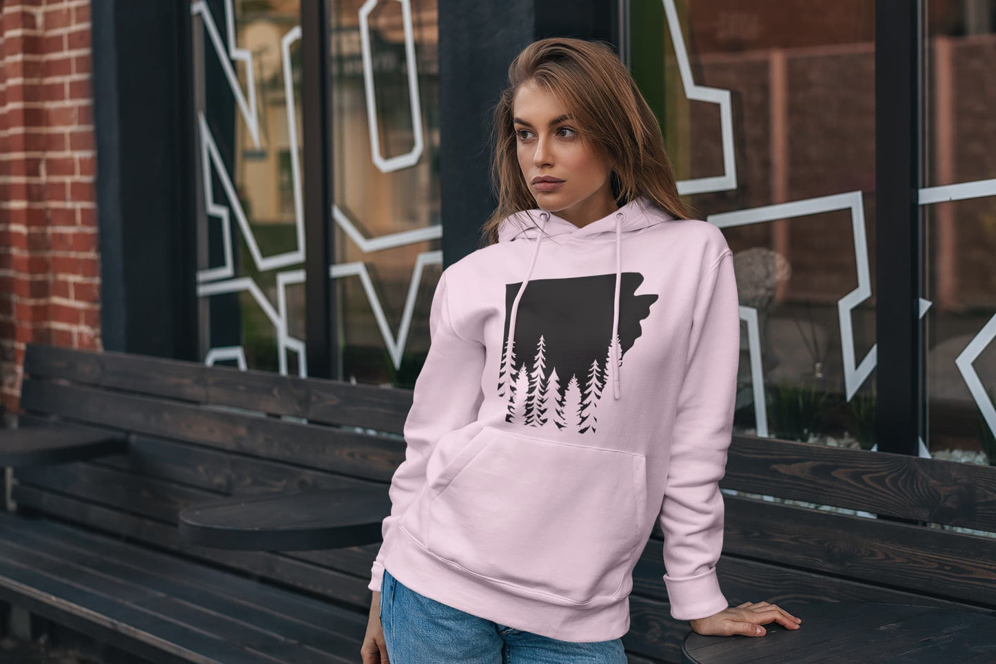 Women's Light Pink Hoodies