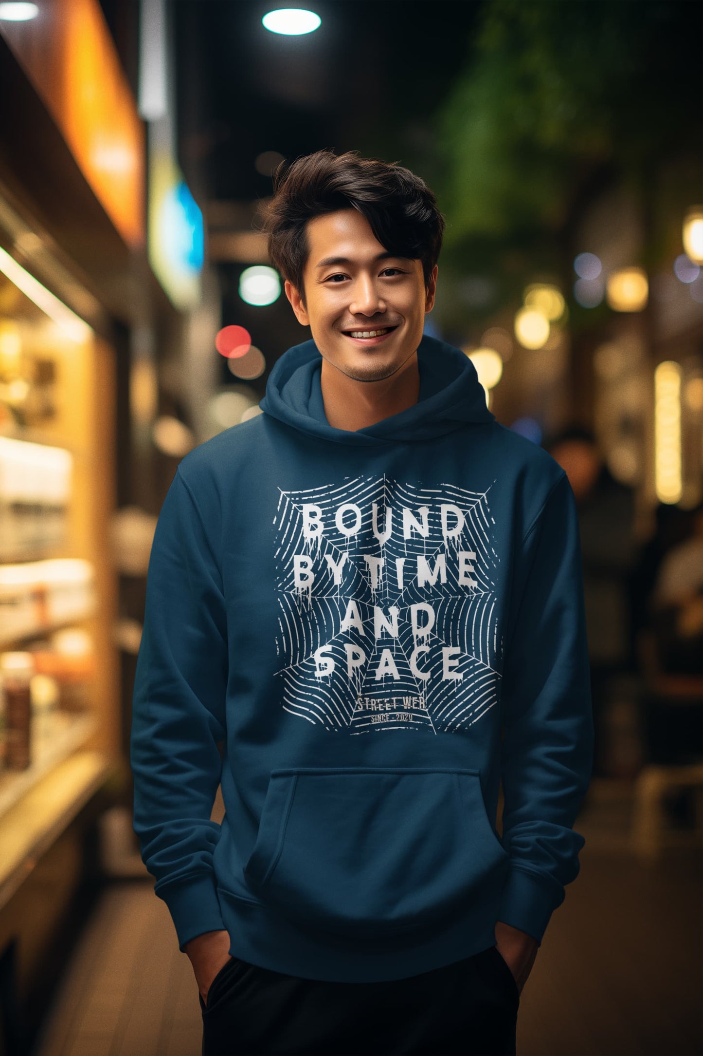 Men's Navy Blue Hoodies