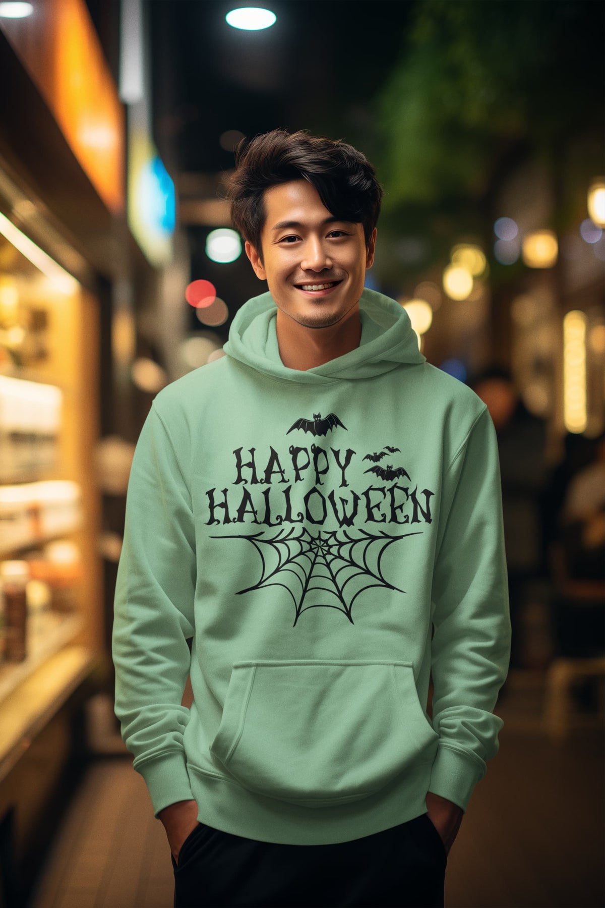 Men's Mint Green Hoodies