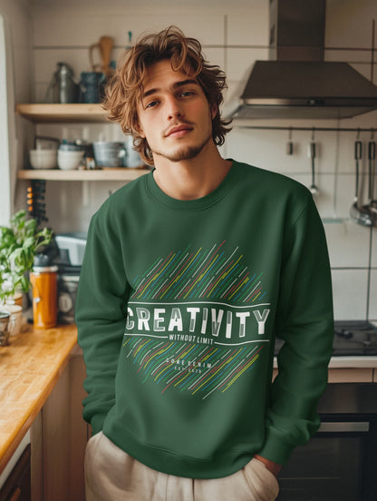 Men's Olive Green Sweatshirts