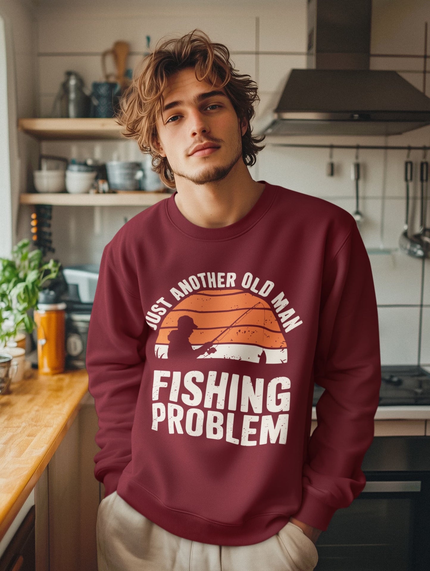 Men's Maroon Sweatshirts