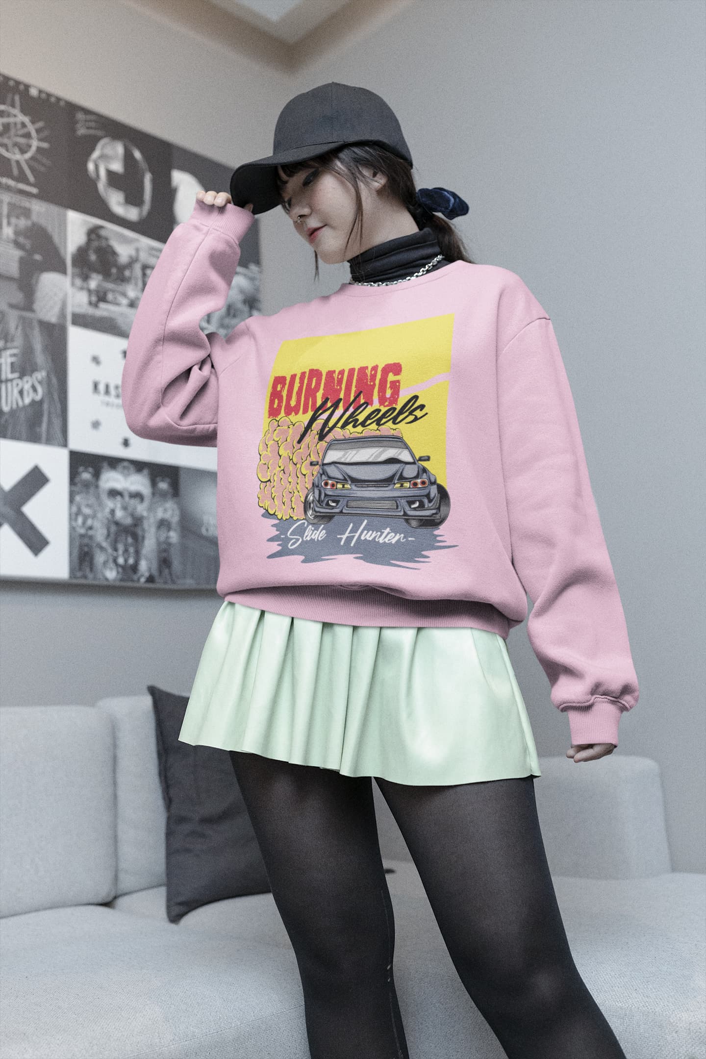 Women's Light Pink Sweatshirts