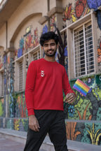 MENS RED SWEATSHIRTS