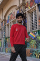 MENS RED SWEATSHIRTS