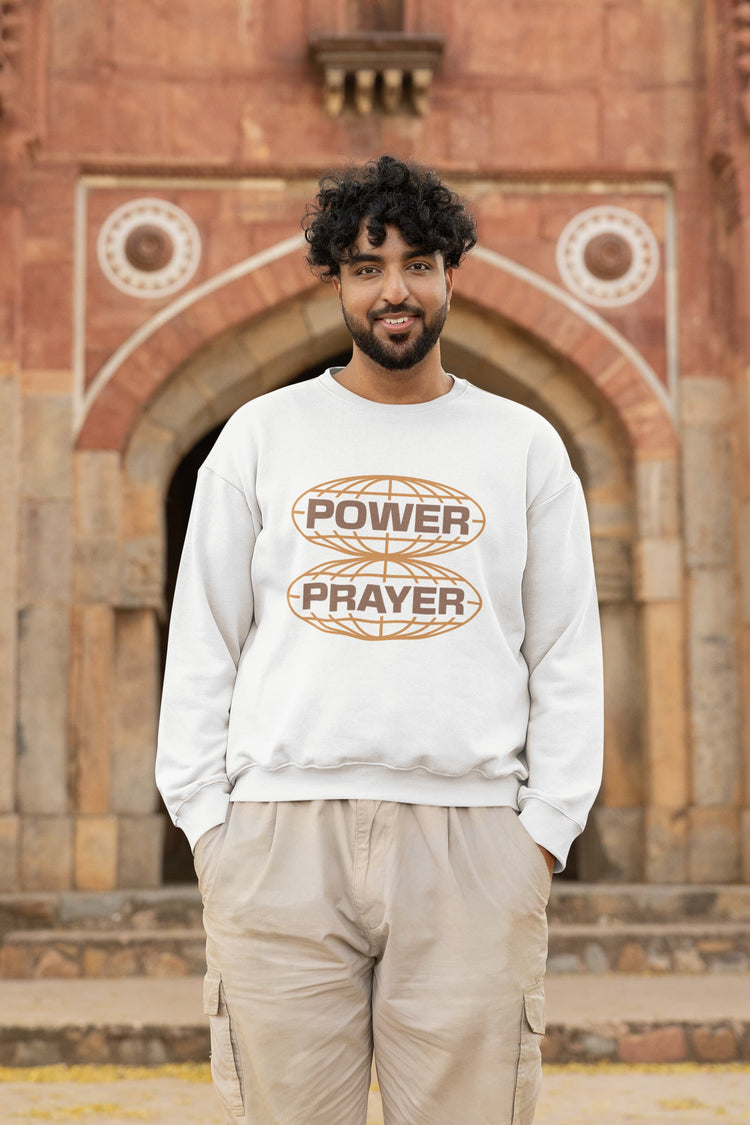 MENS WHITE SWEATSHIRT 