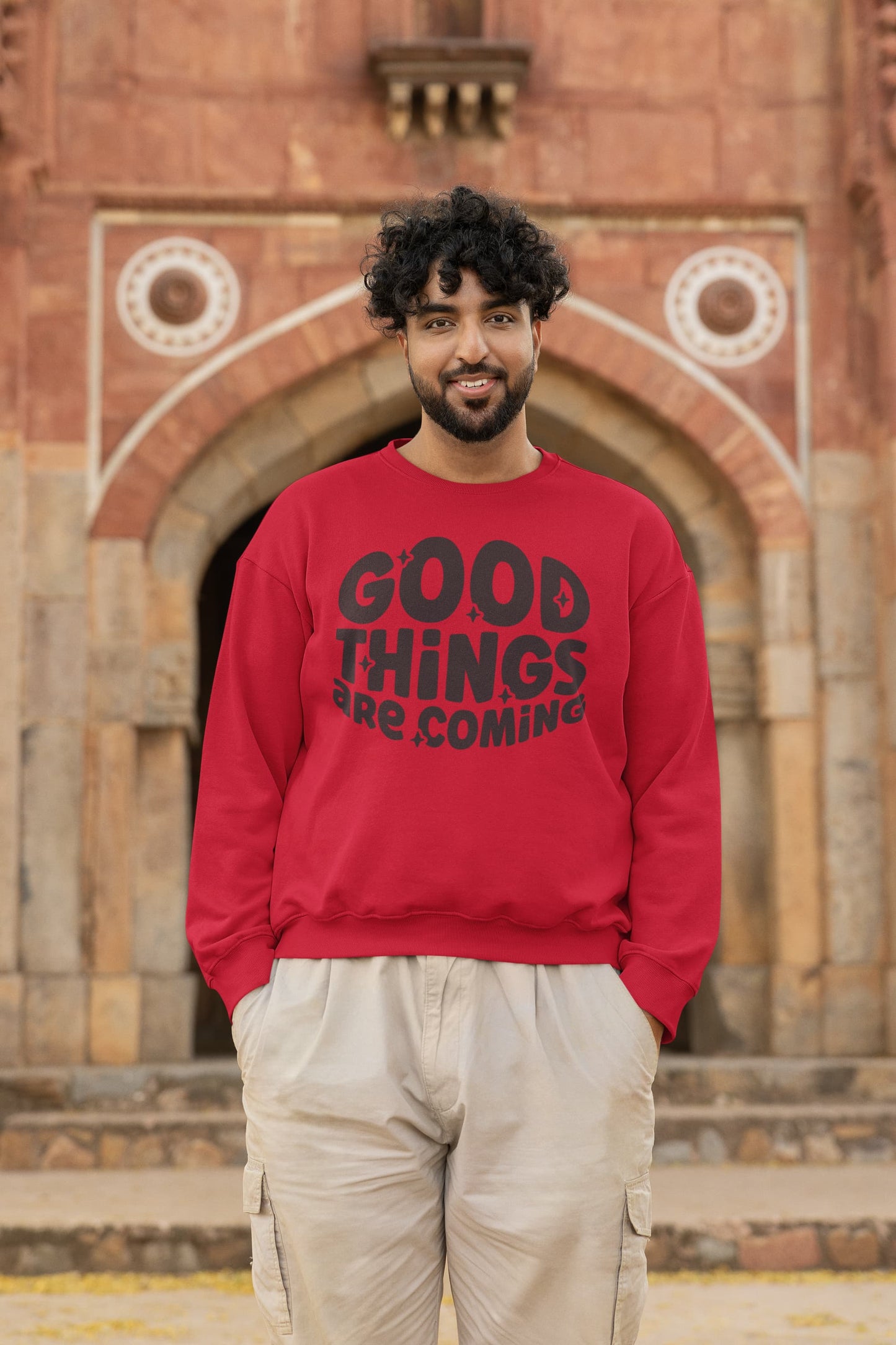 Men's Red Sweatshirts