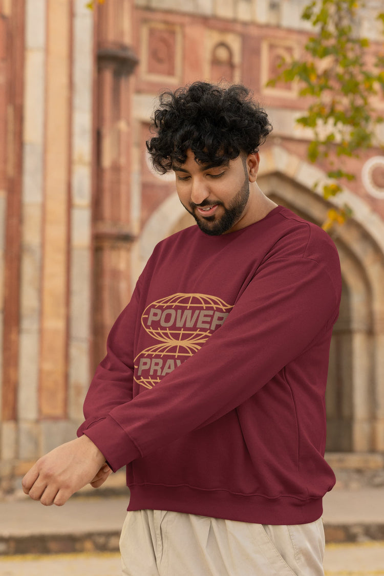 MENS MAROON SWEATSHIRT 