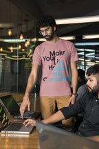 Men's Pastel Dusty Round Neck T-shirts