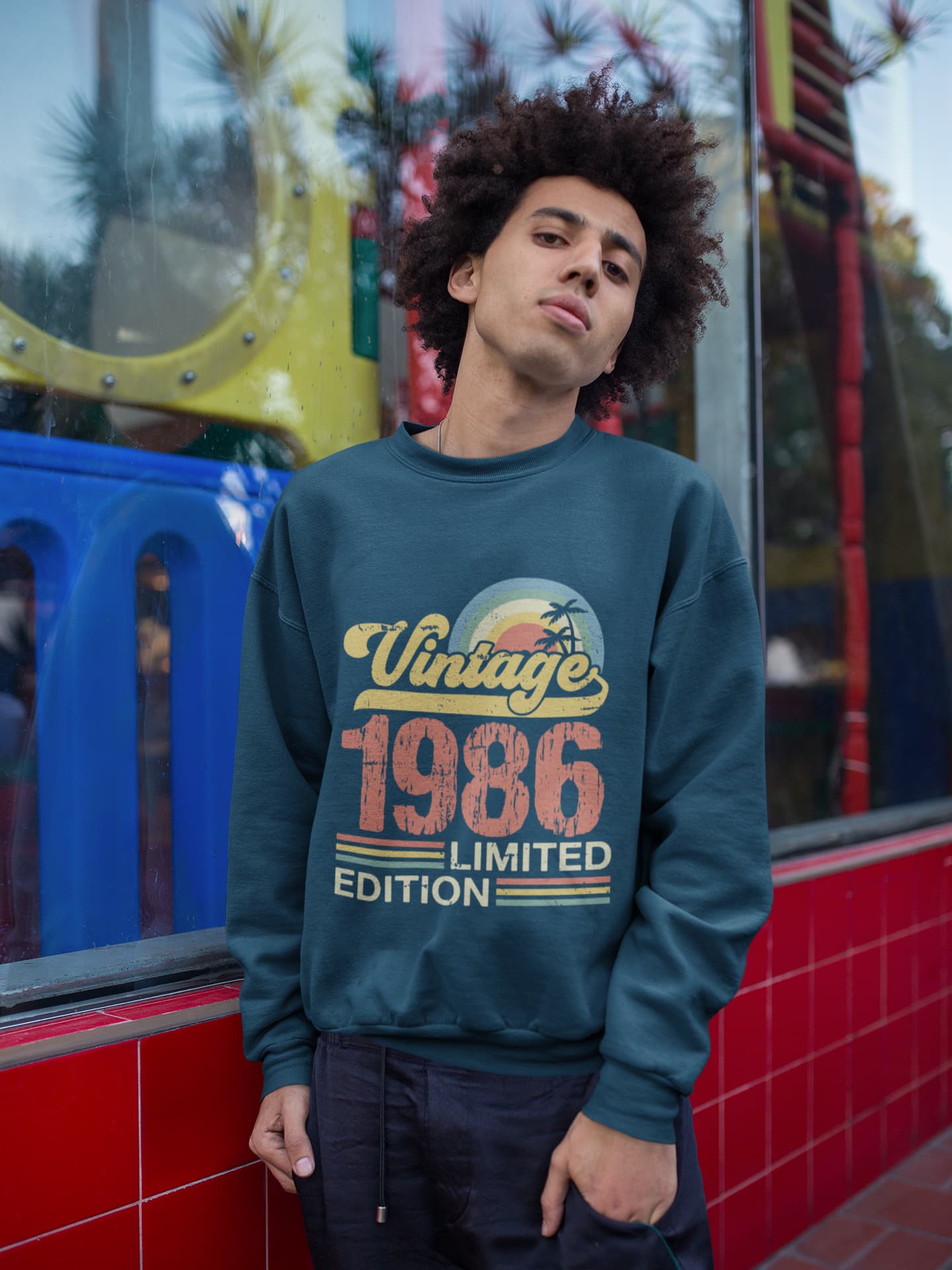Men's Navy Blue Sweatshirt