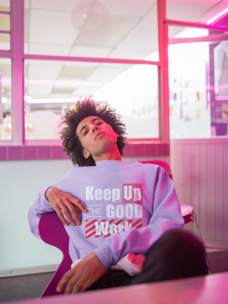 UNISEX IRIS LAVENDER SWEATSHIRT