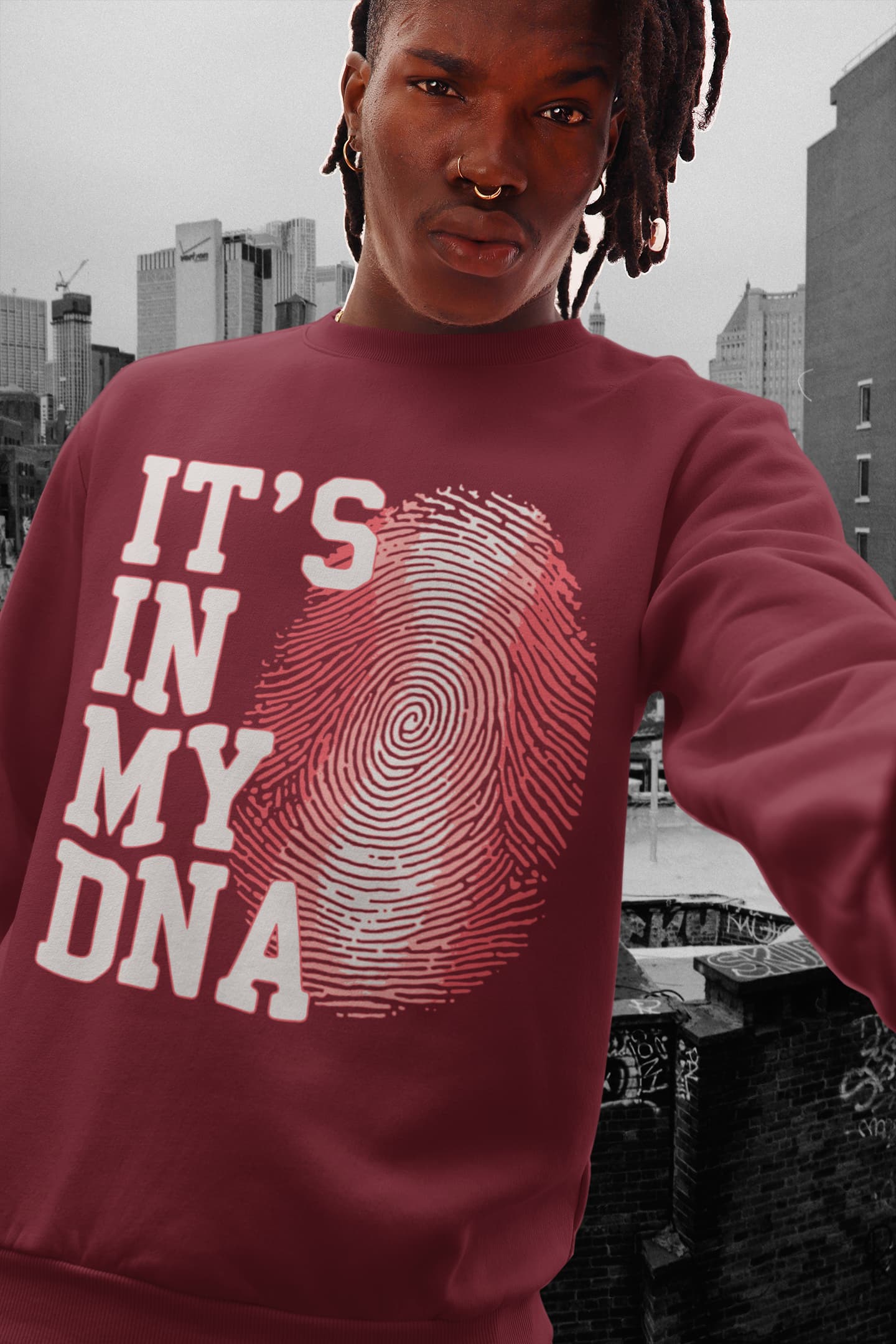 Men's Maroon Sweatshirts