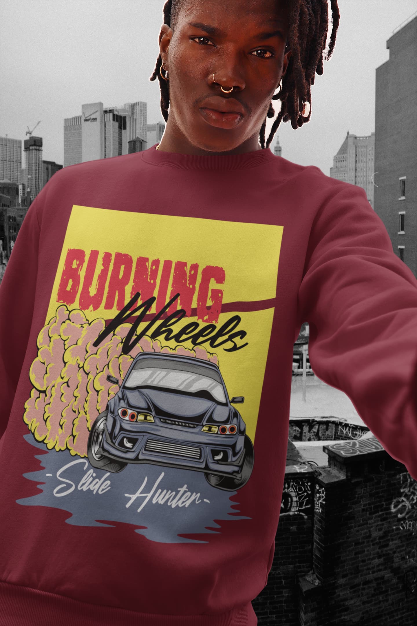 Men's Maroon Sweatshirts