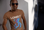 Men's Chocolate Brown Round Neck T-shirts