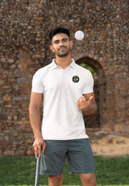MENS WHITE POLO T-SHIRT