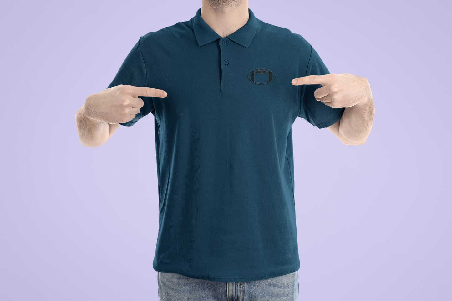 Men's Navy Blue Polo T-shirts
