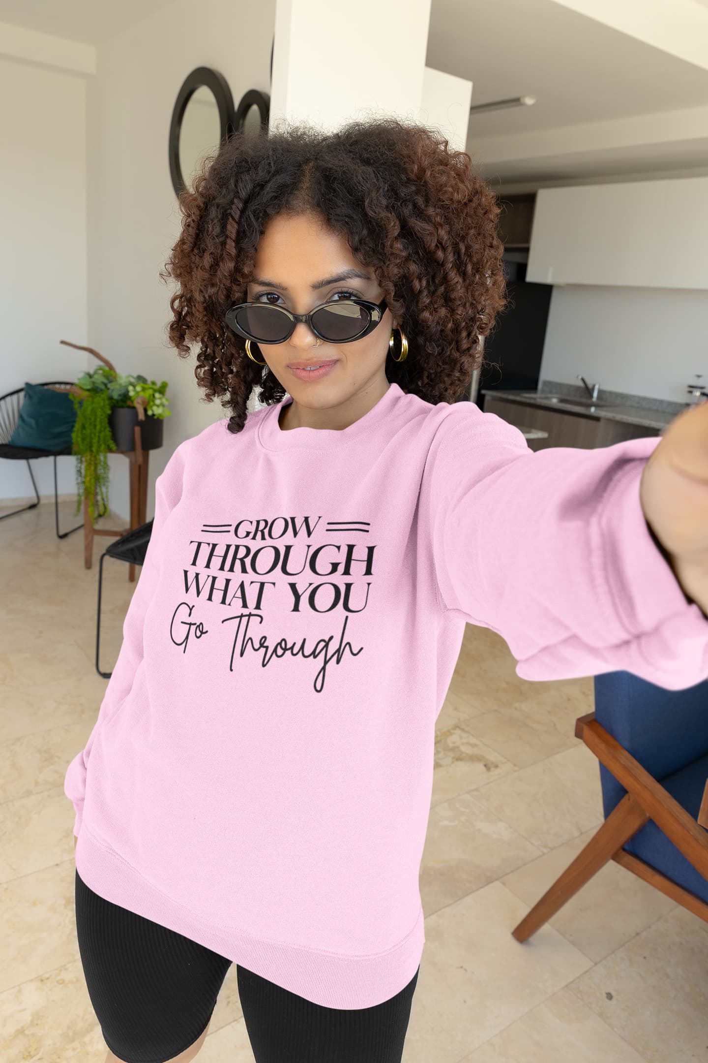 UNISEX LIGHT PINK SWEATSHIRTS