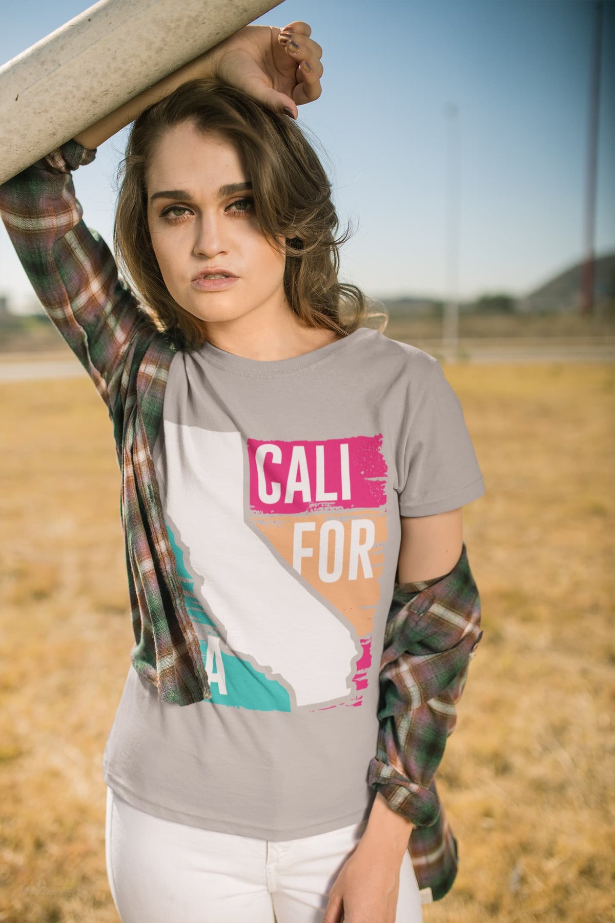 Women's Melange Grey Round Neck T-shirts