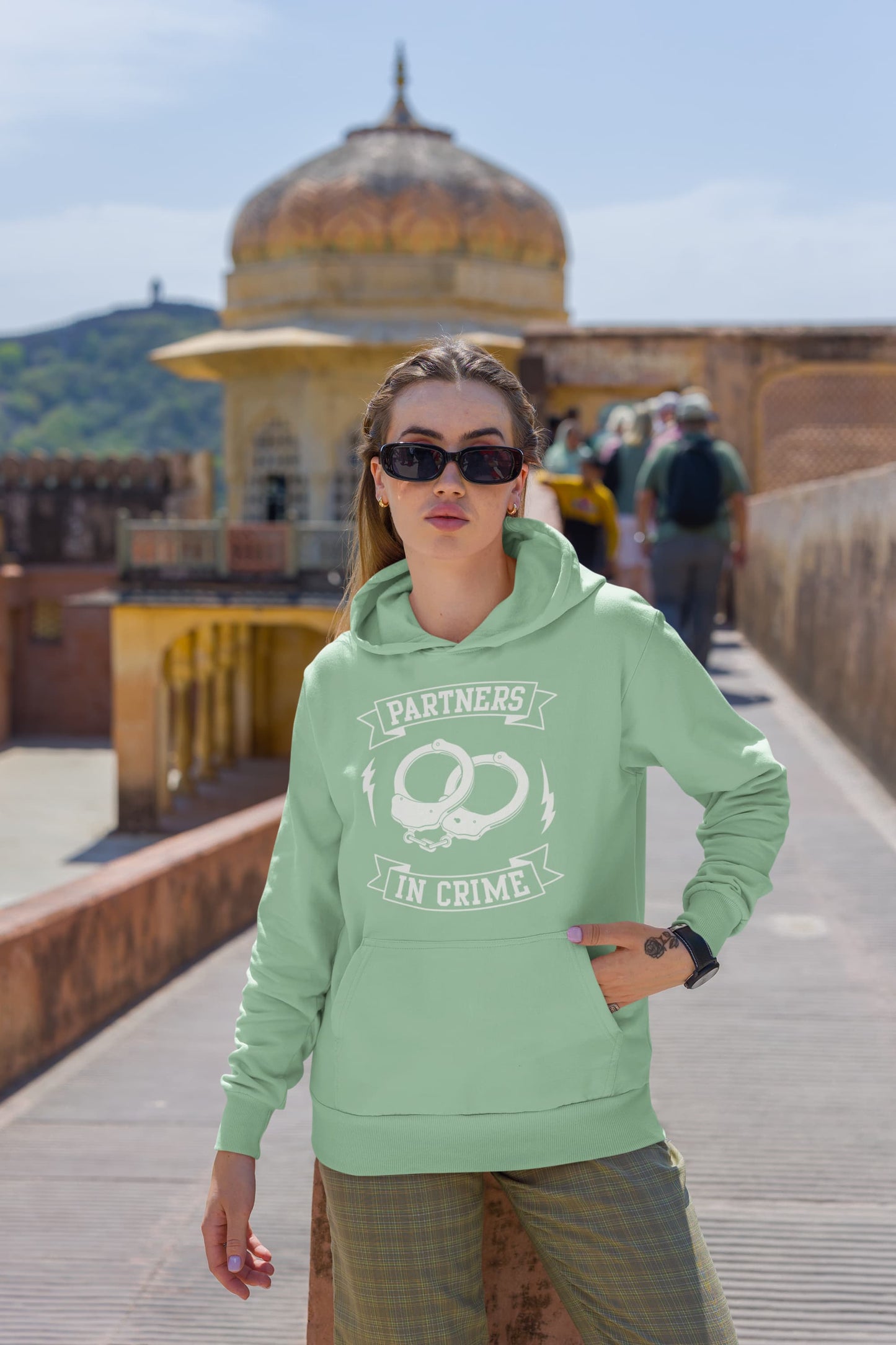 Men's Mint Green Hoodies