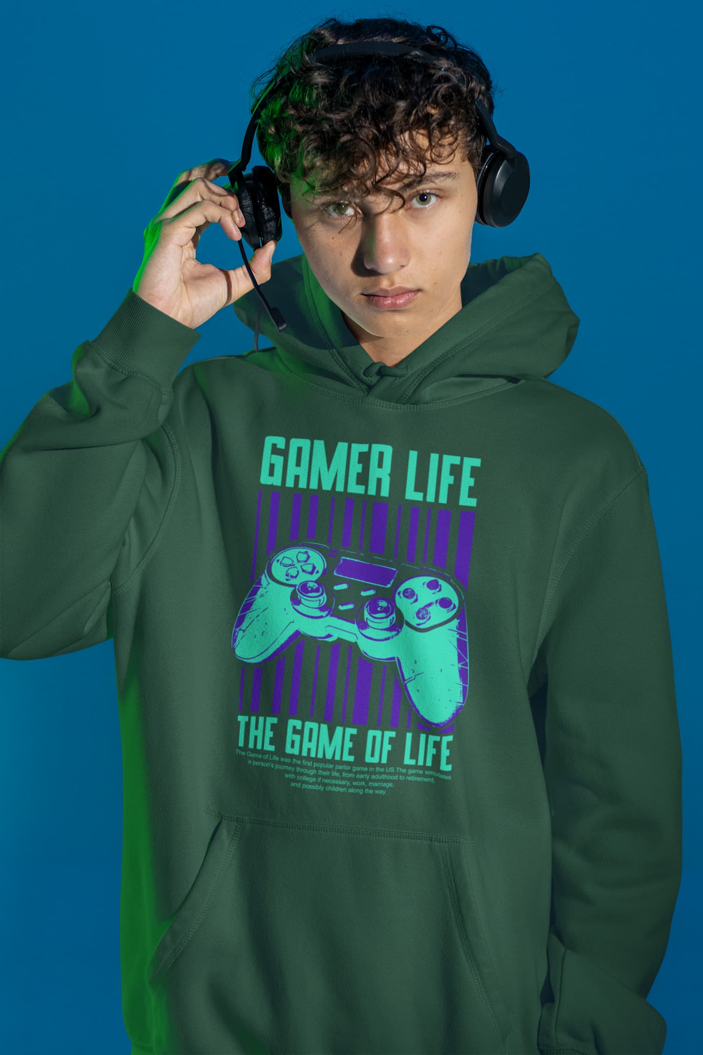 Men's Olive Green Hoodies