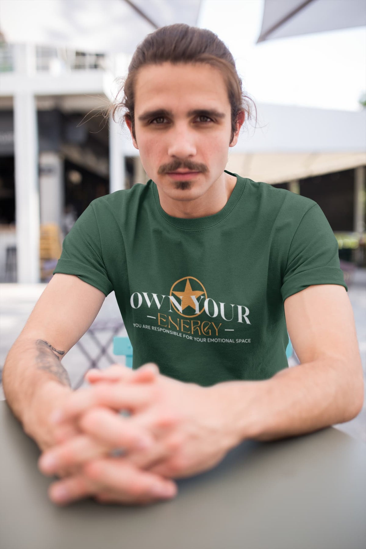 Karavirs® Phalanx Olive Green graphic tee for men India