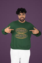 MENS OLIVE GREEN SWEATSHIRT 