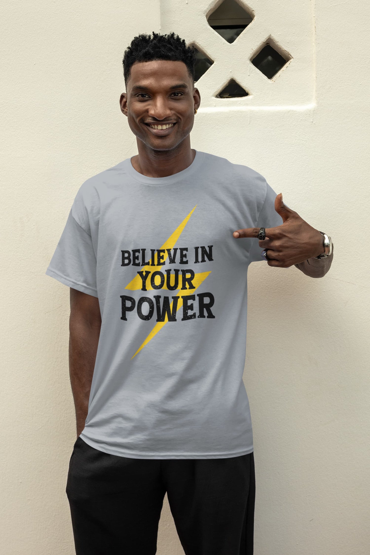 MENS SILVER FROST ROUNDNECK T-SHIRT