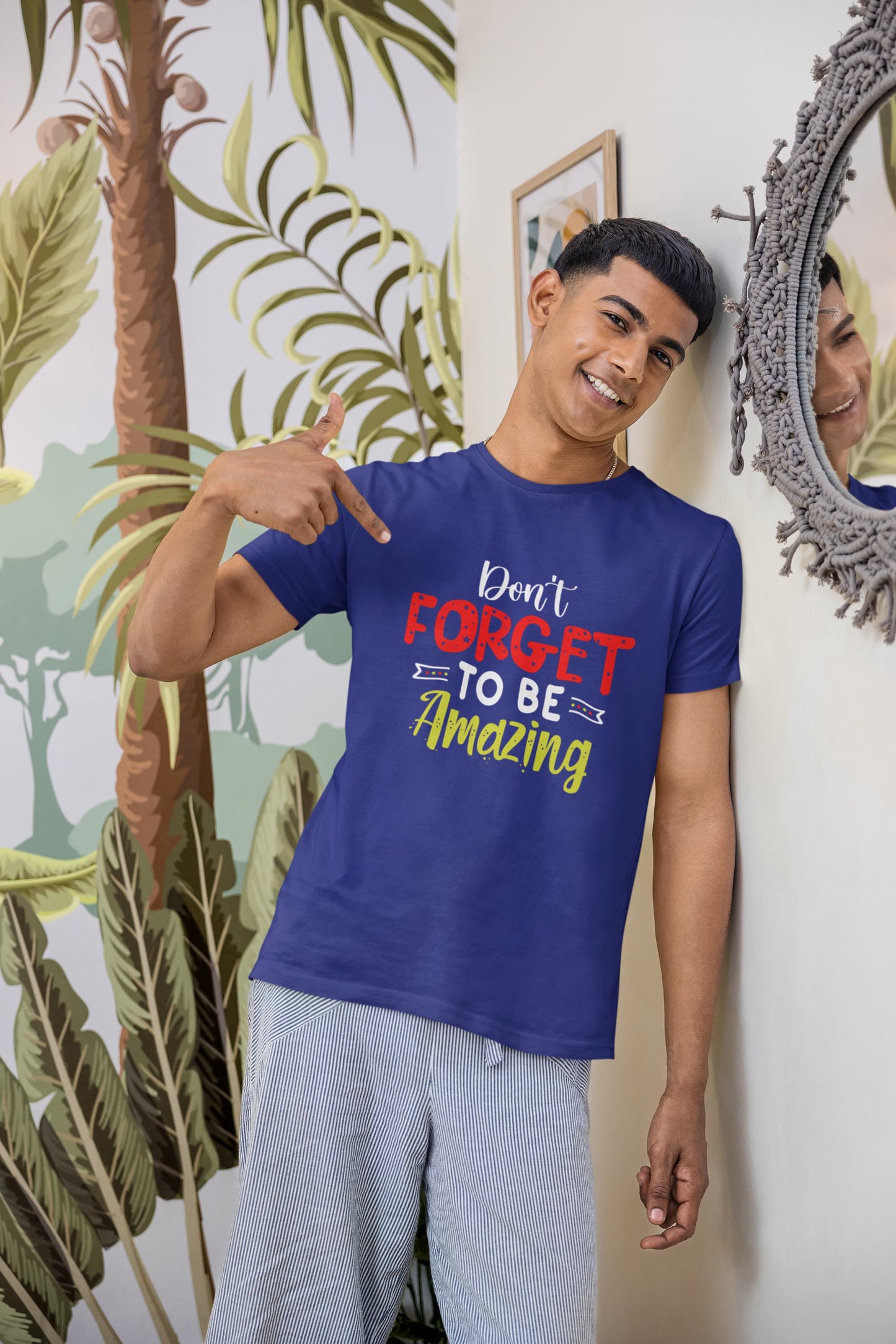  MENS ROYAL BLUE ROUNDNECK T-SHIRT