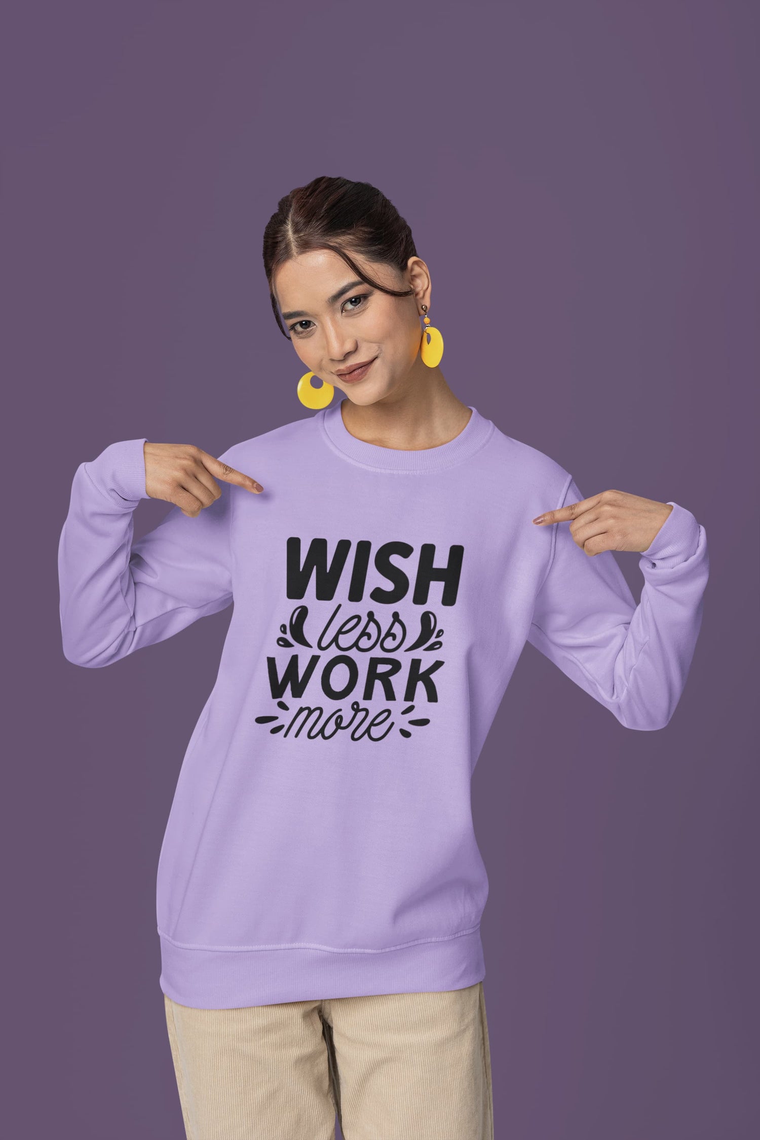 UNISEX IRIS LAVENDER SWEATSHIRT