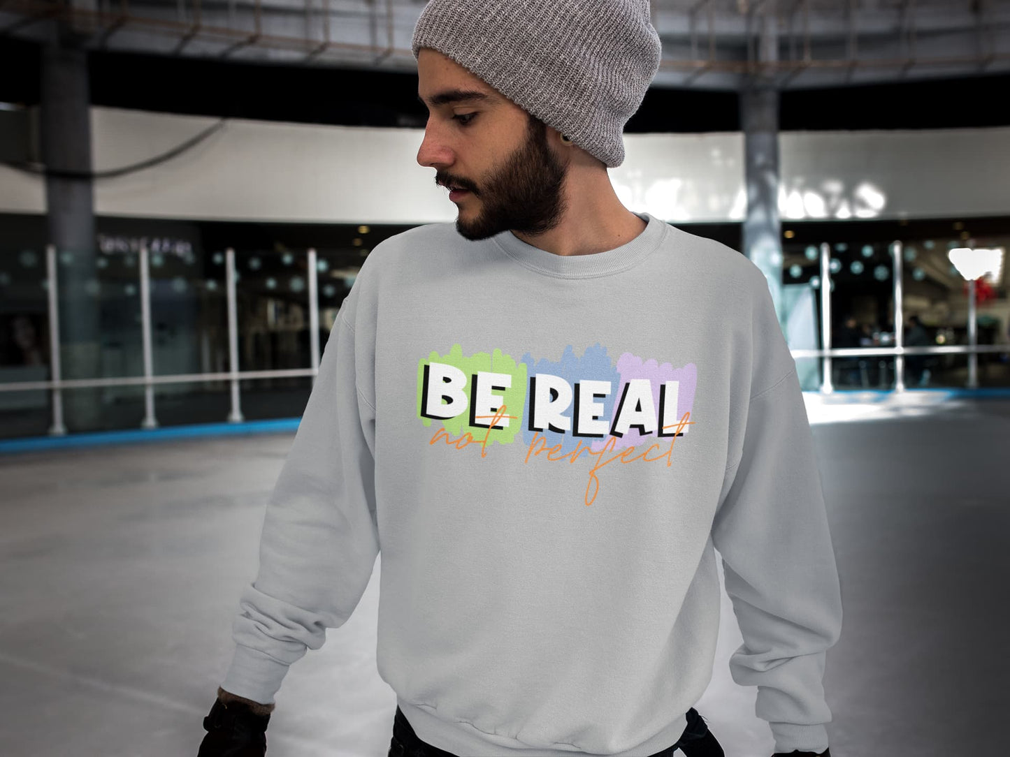 Men's Mélange Grey Sweatshirts