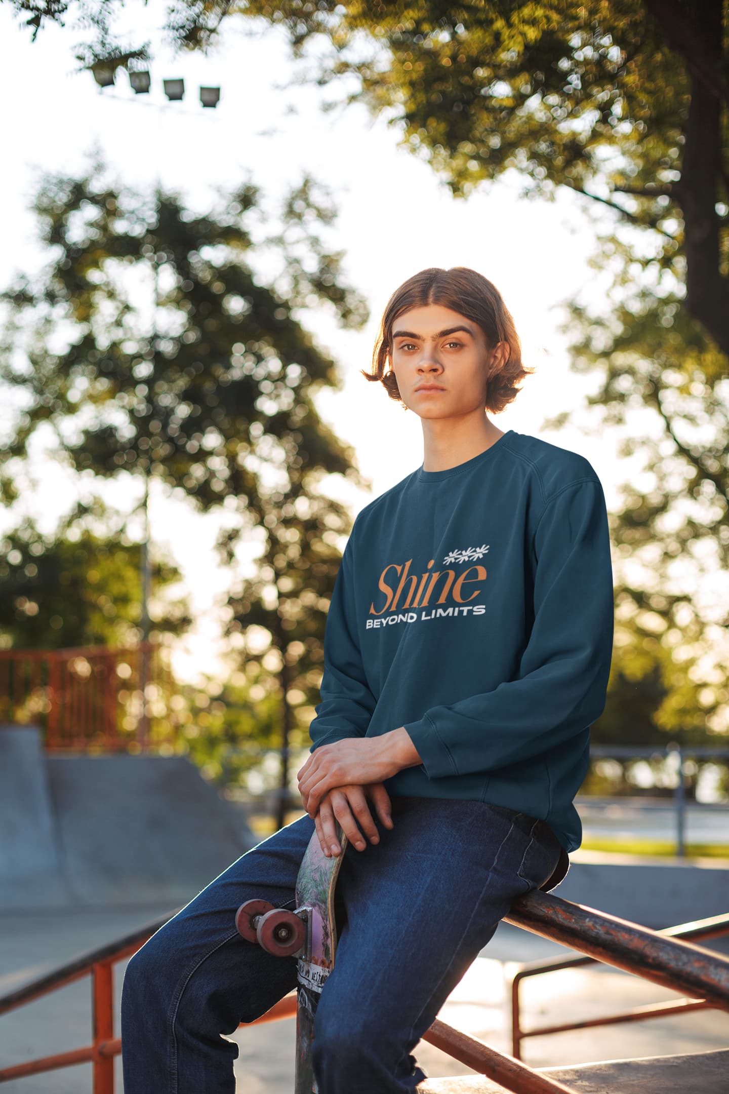 MENS NAVY BLUE SWEATSHIRT