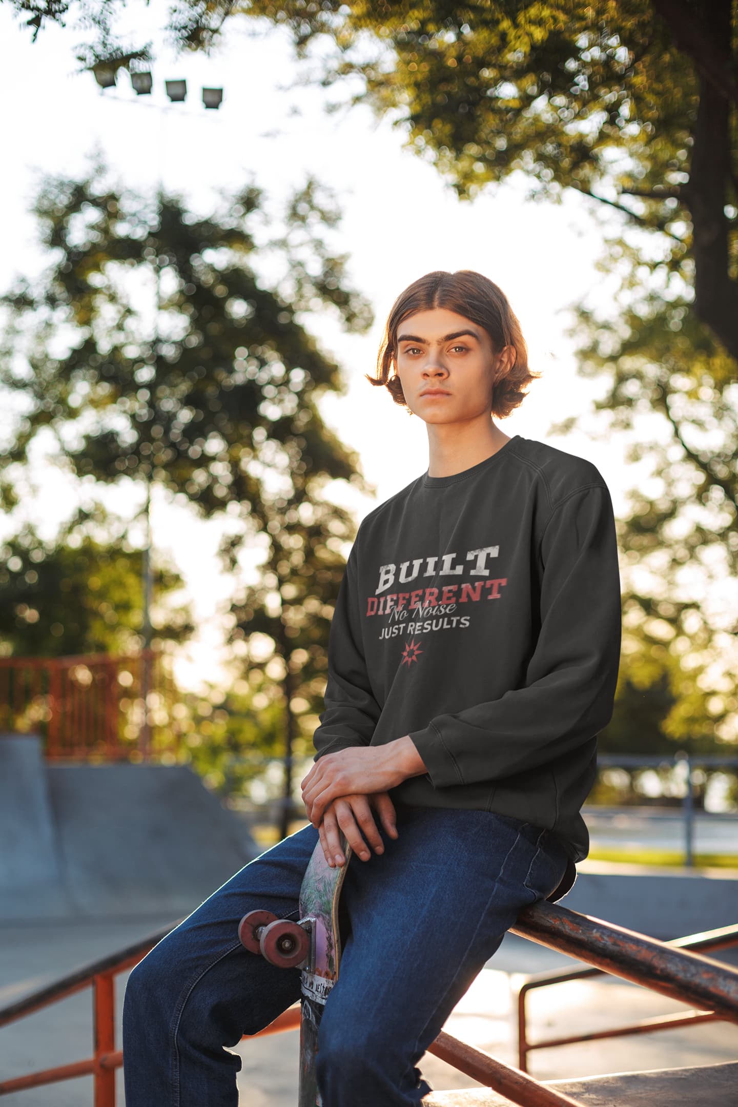 MENS BLACK SWEATSHIRT