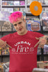 MENS RED ROUNDNECK T-SHIRT