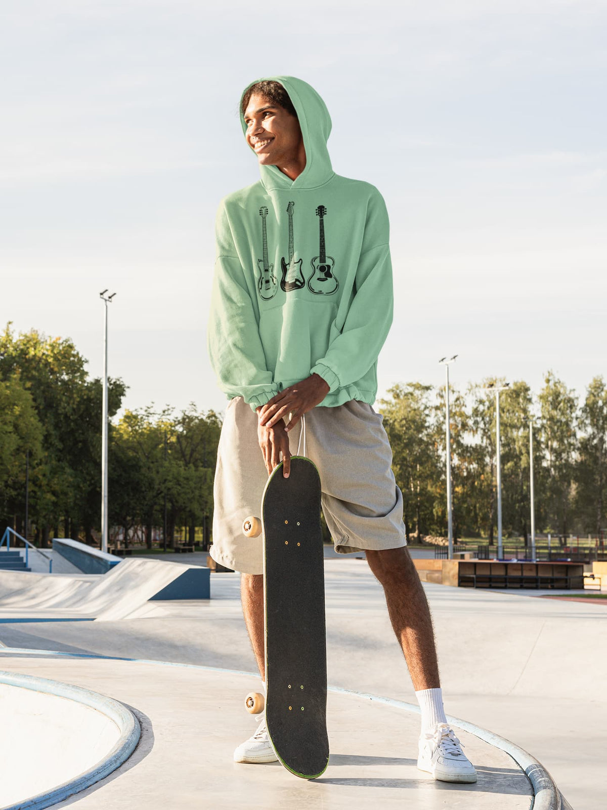 Men's Mint Green Hoodies