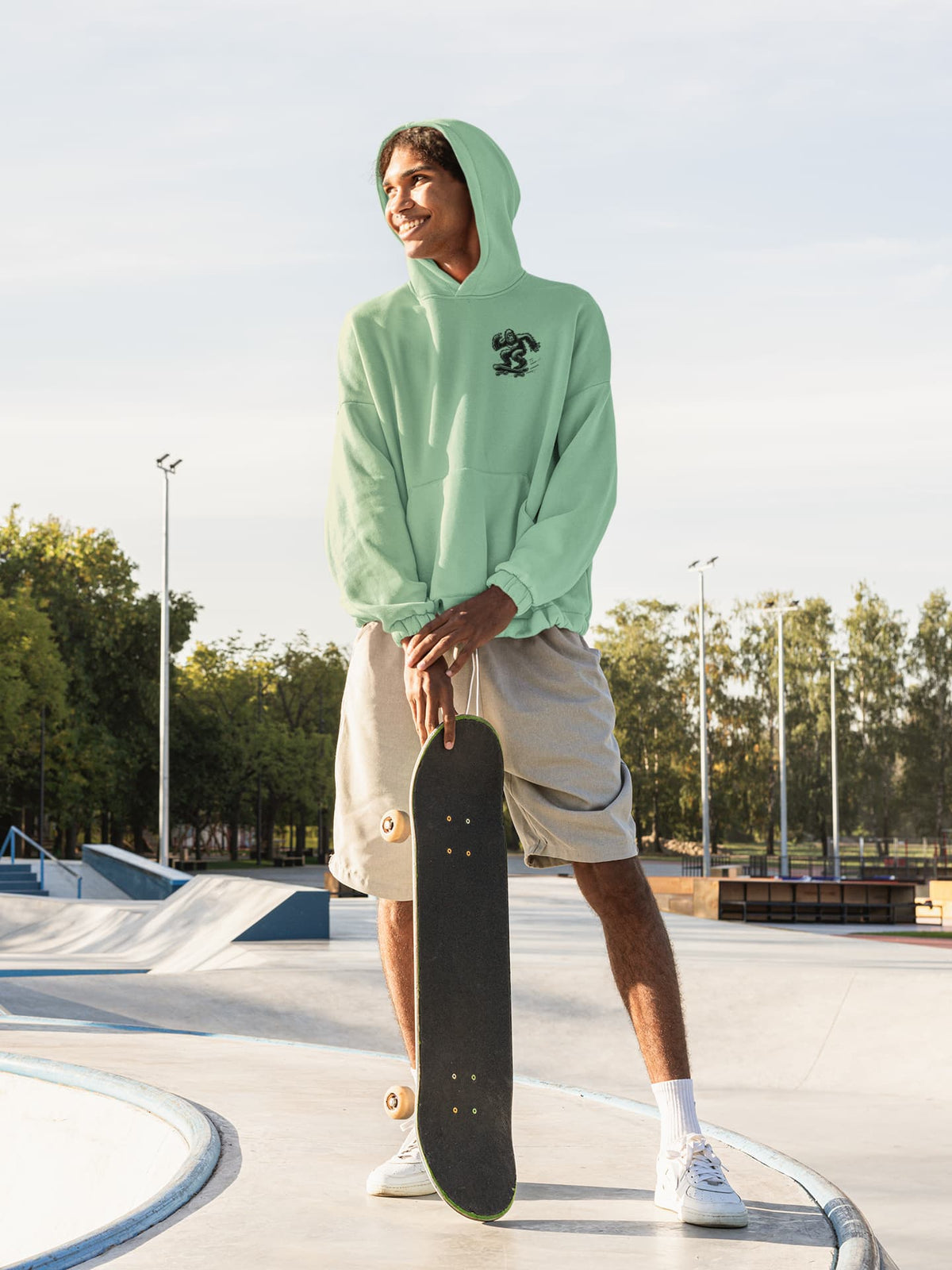 Men's Mint Green Hoodies