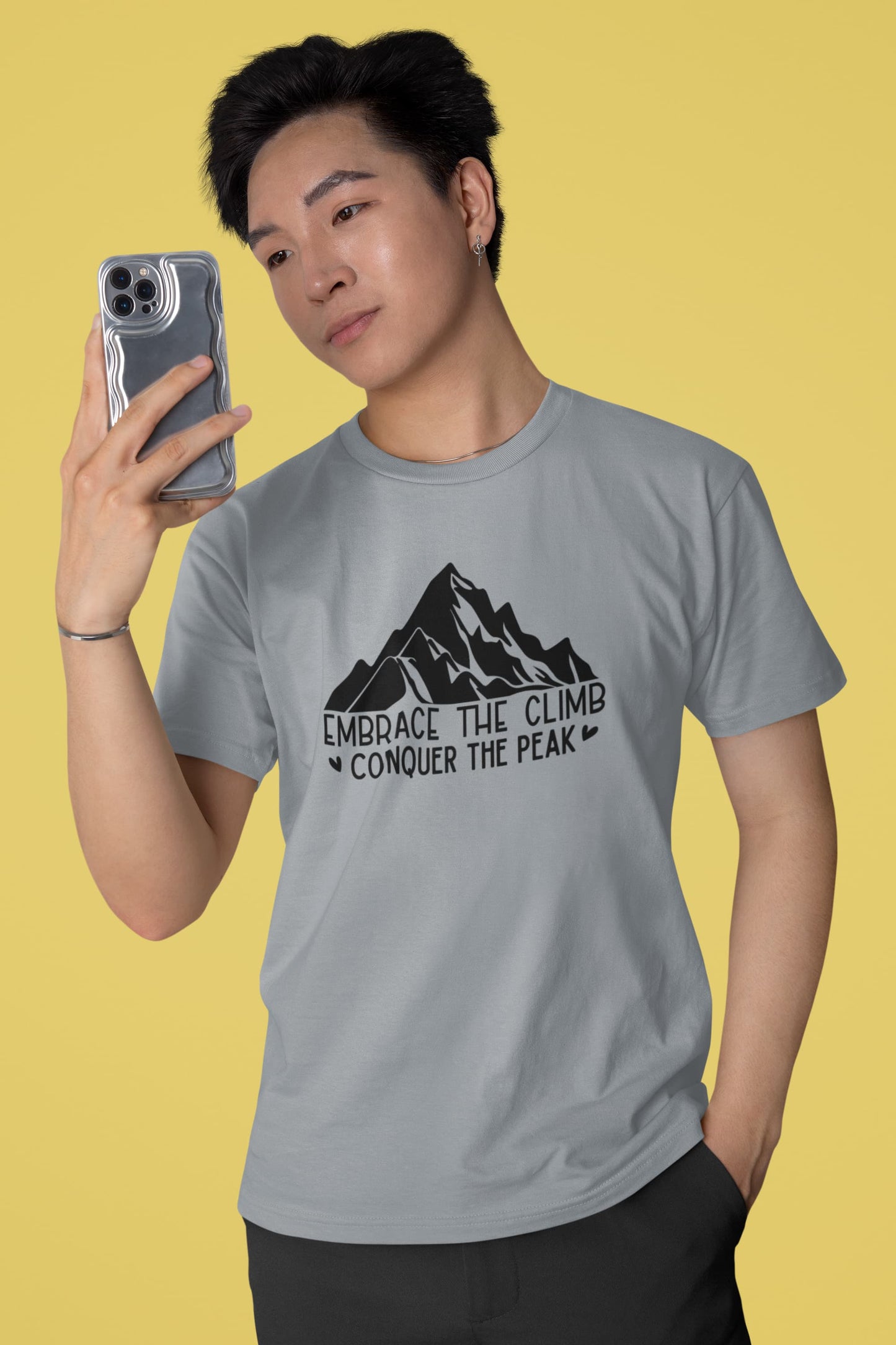 MENS SILVER FROST ROUNDNECK T-SHIRT