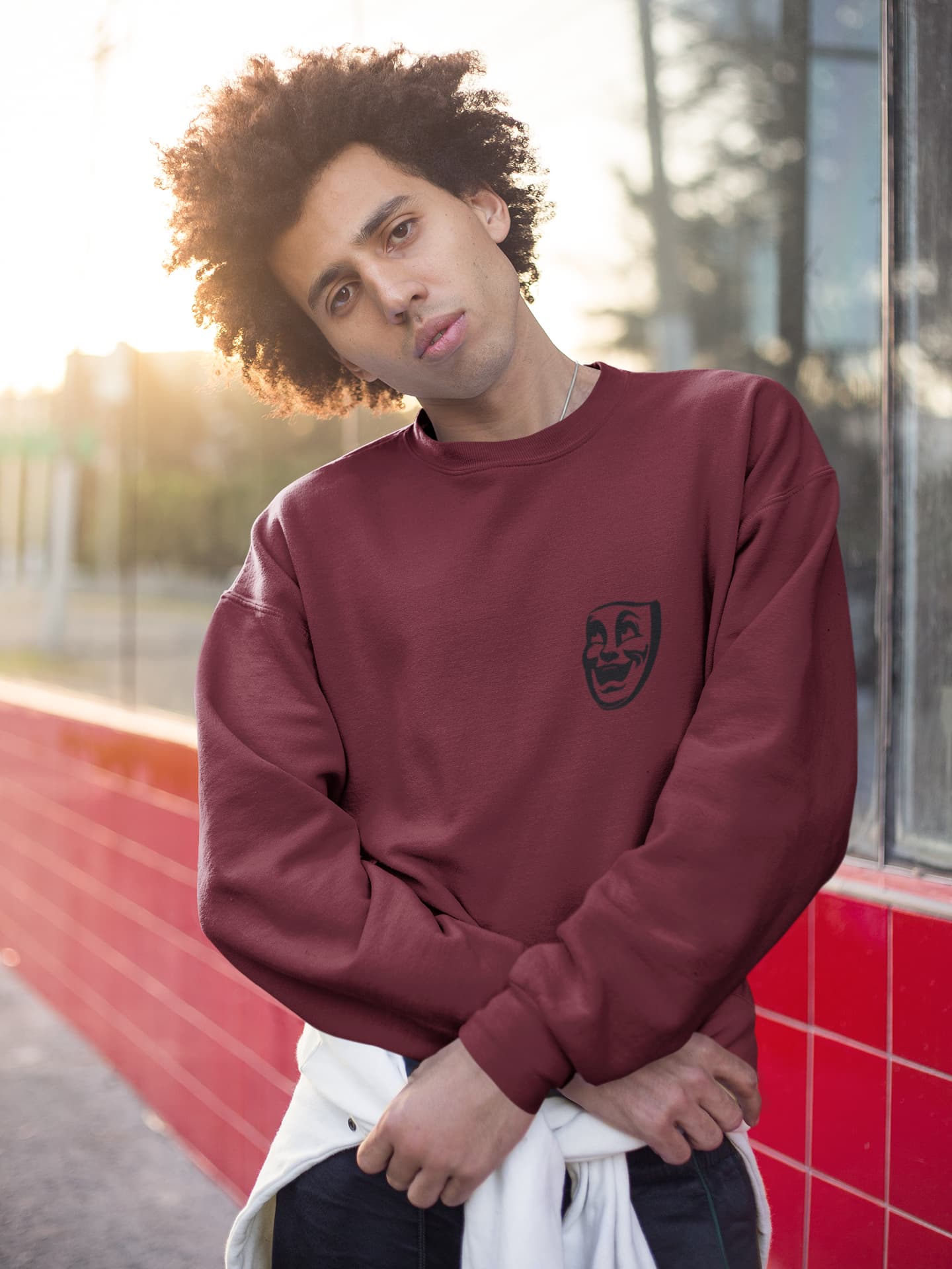 Men's Maroon Sweatshirts