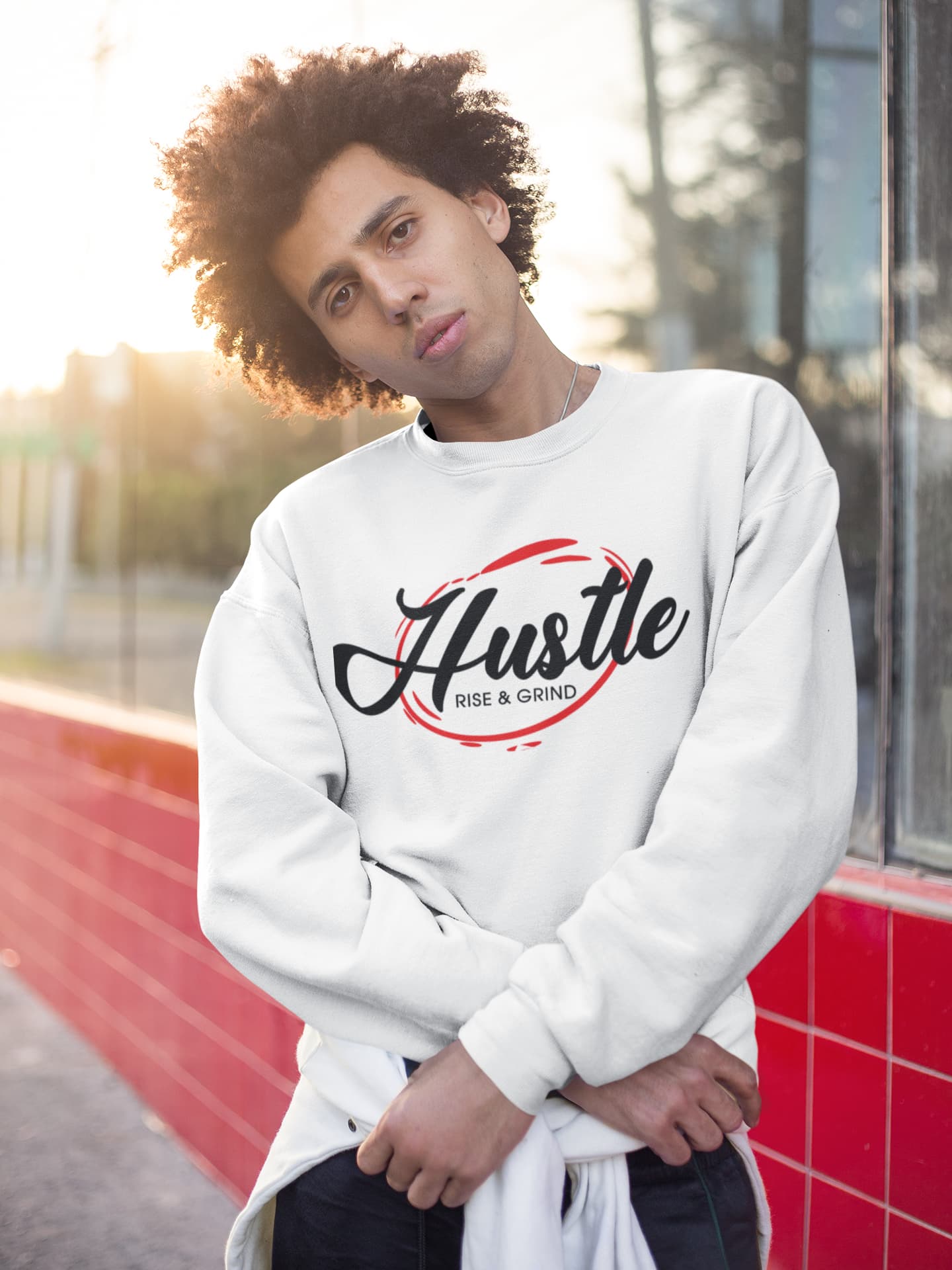 Men's White Sweatshirts
